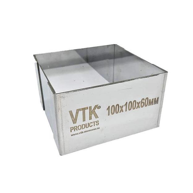 Форма для выпечки и заморозки Квадрат 100х100 мм высота 60 мм фото 1