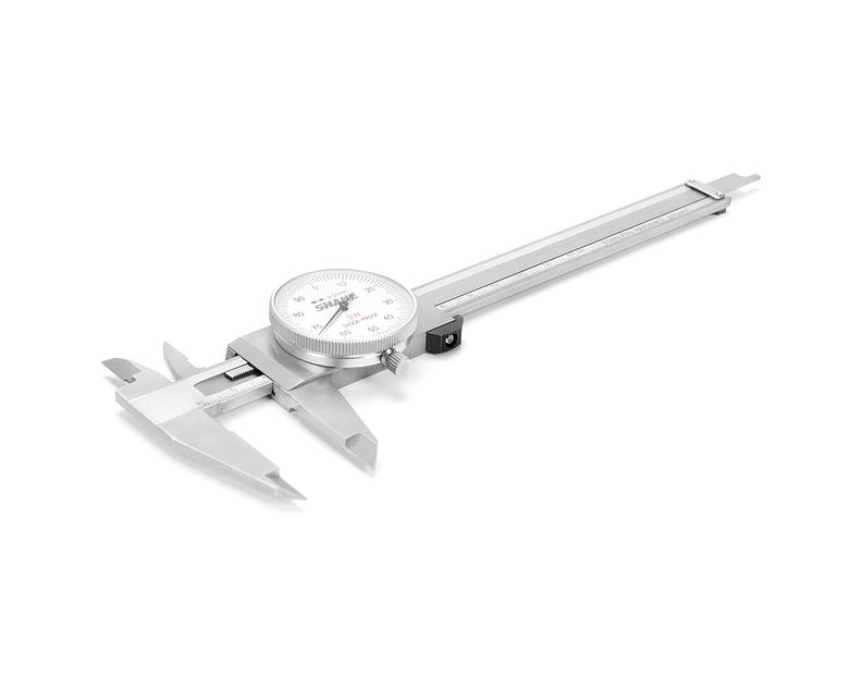 Штангенциркуль ШЦК-1-125 0,01 с круг. шкалой губ. 40мм SHAHE с поверкой фото 2