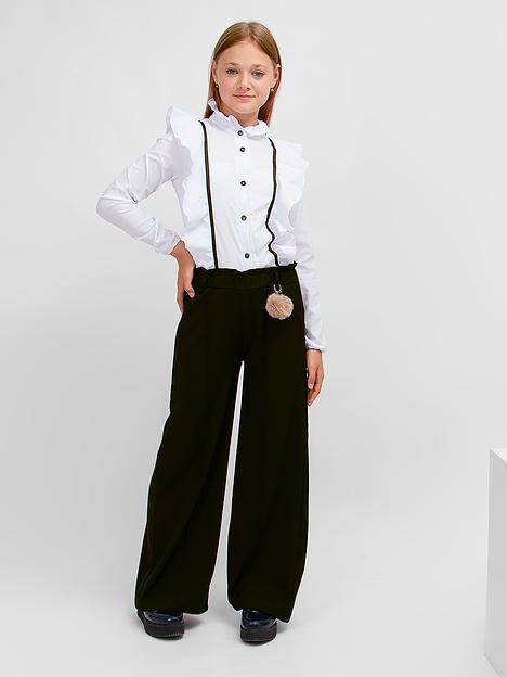 Брюки для девочки Соль&Перец чёрный, арт.SP23 ОПТ фото 5