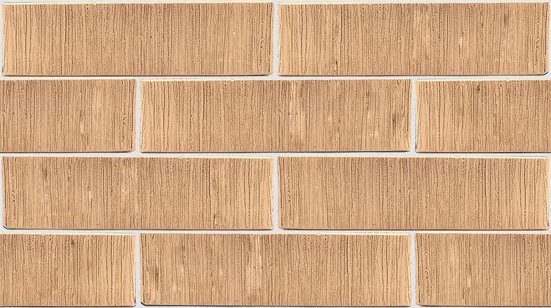 Кирпич одинарный лицевой фактурный «Пальмира» (Солома) Бархат фото 2