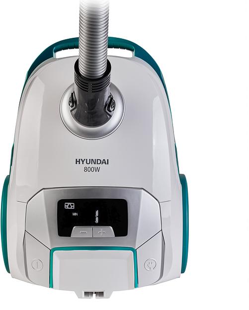 Пылесос Hyundai HYV-B4050 800Вт белый/бирюзовый (в компл.:1мешок) фото 6