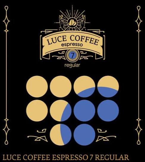 Кофе молотый LUCE COFFEE ESPRESSO 7 REGULAR (арабика 100 %) ОПТ фото 1