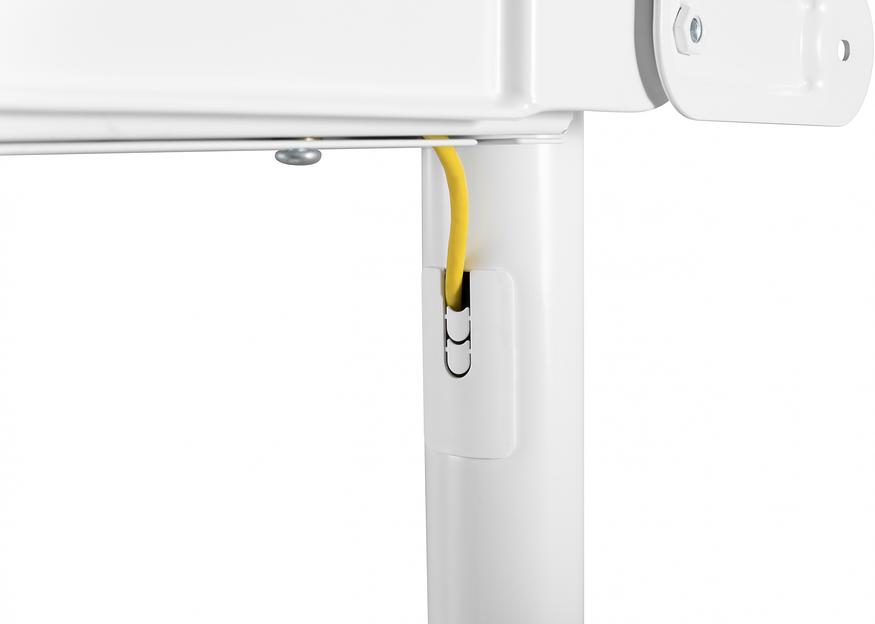 Стойка для телевизора Cactus CS-ST1146WT, 37-70", напольный, мобильный, белый фото 8