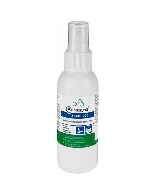 Кожный антисептик и дезинфекция поверхностей «Алмадез-экспресс» 100 мл спрей ОПТ фото 1