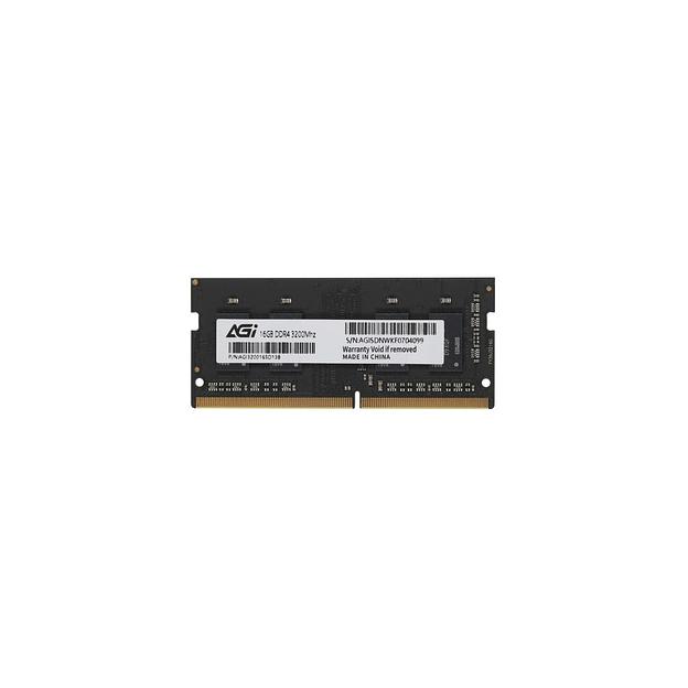 Оперативная память AGI SD138 AGI320016SD138 DDR4 - 1x 16ГБ 3200МГц, для ноутбуков (SO-DIMM), OEM фото 1