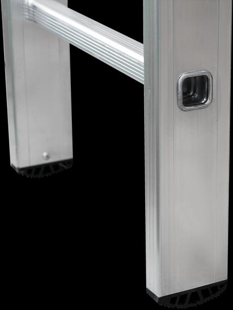 Лестница алюминиевая приставная NV 1210 на 17 ступеней ОПТ фото 3