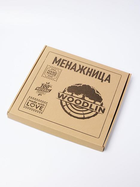 Менажница деревянная Woodlin «Парино» 28х28 см ОПТ фото 5