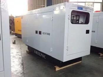 Дизель генератор 9 кВт в шумозащитном кожухе АМПЕРОС LDG 12000S фото 1