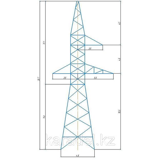 Анкерно-угловая опора У110-1 фото 1