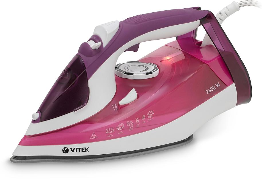 Утюг Vitek VT-8354 2600Вт фиолетовый/белый фото 1