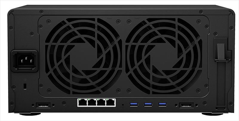 Схд Synology QC2,2GhzCPU/4GbDDR4(upto32)/RAID0,1,10,5,6/upto 8hot plug HDD SATA(3,5' or 2,5')(upto18 with 2xDX517)+ 2 M2 slots/4xUSB3.2/2eSATA/4GigE(+1Expslot)/iSCSI/2xIPcam(upto40)/1xPS/3YW repl DS1819+ (DS1821+) фото 4