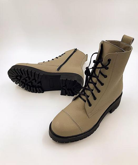Ботинки берцы BuzShoes зимние хаки ОПТ фото 3