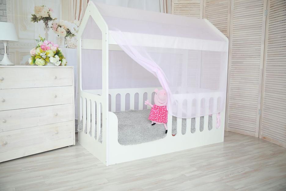 Кровать-домик ЛДСП ОПТ фото 1