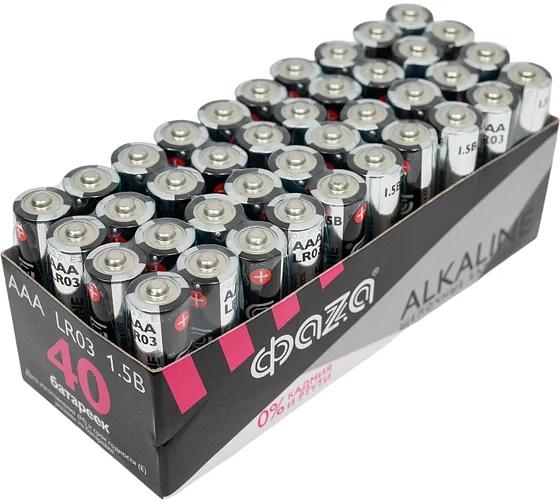 Элемент питания LR03 (AAA) алкалиновая уп. 40 шт. Alkaline Pack-40 фото 2