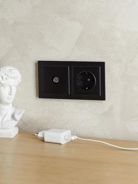 IEK BR-M22-K02 BRITE Рамка 2-мест. РУ-2-БрЧ черн. фото 6