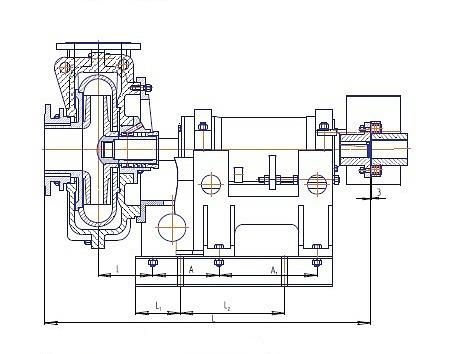 Грунтовый центробежный насос ГрАТ 350/40/II фото 1