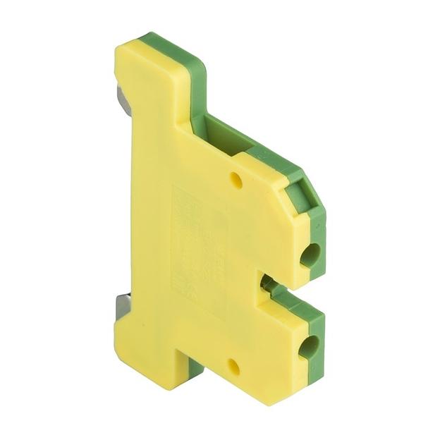 EKF plc-ek-2.5/25 Колодка клеммная ЕК-2,5/25 JXB земля (аналог БЗН) EKF PROxima фото 1