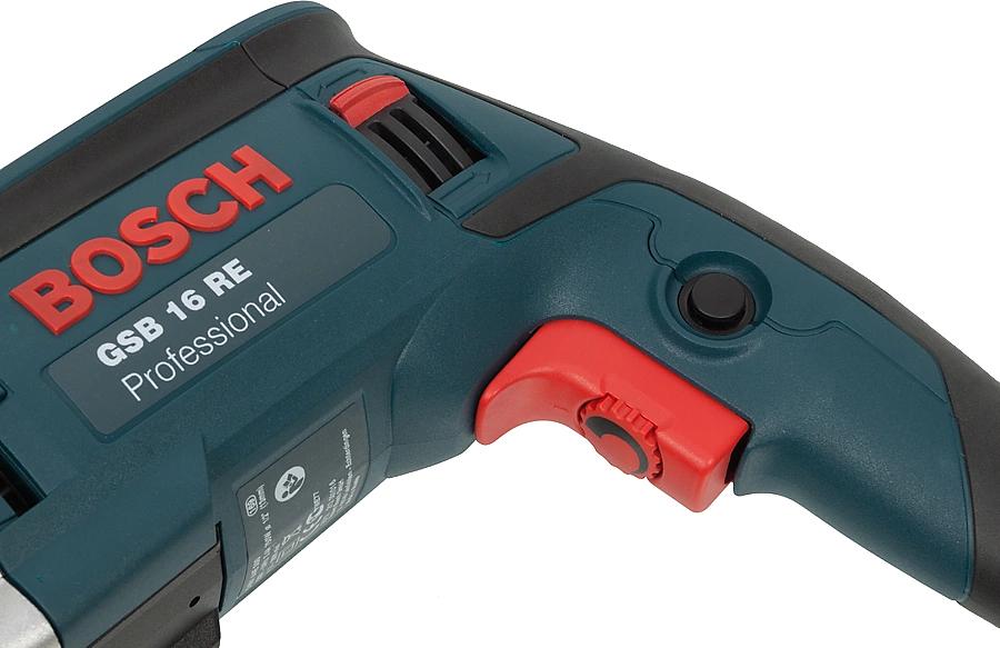 Дрель ударная Bosch GSB 16 RE Professional 750Вт патрон:быстрозажимной реверс (кейс в комплекте) (060114E500) фото 7