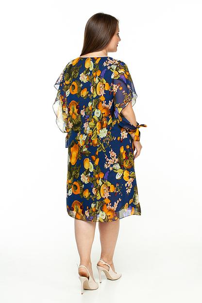 Платье женское  6020/07/Синий, желтый  фото 2