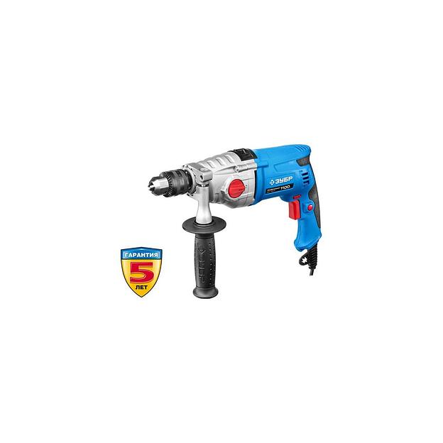 Дрель ударная Зубр ЗДУ-1100-2 ЭРММ2 фото 1
