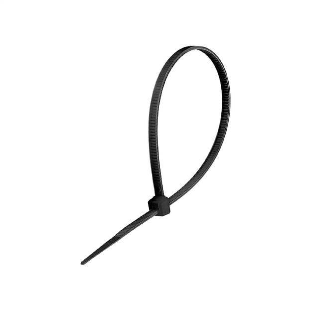 Exegate EX293132RUS Стяжка (хомут) нейлоновая ExeGate CV66-300x7.5B (нейлон 6.6, 300x7.5мм, неоткрывающаяся, halogen free, -40°C - +85°C, черная, 100 шт) фото 1