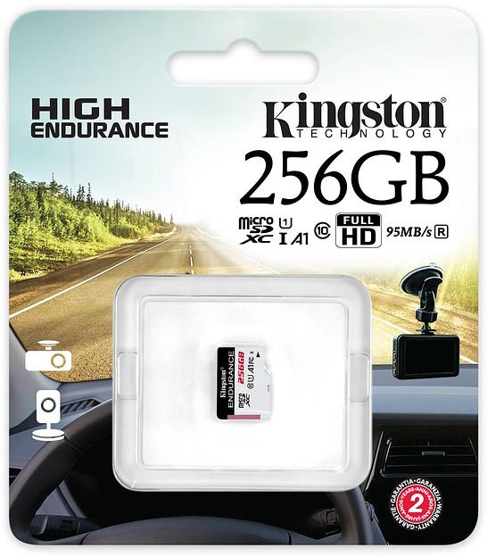 Флеш карта microSDXC Kingston 256GB SDCE/256GB High Endurance w/o adapter фото 3