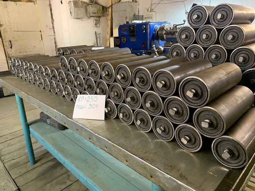 Конвейерные ролики усиленные, диаметр 89, длина 250 мм фото 3