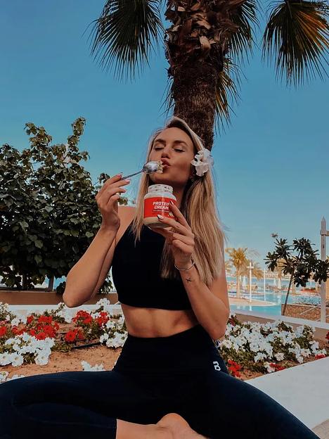 Шоколадная паста с протеином Protein Cream 400 г белый шоколад ОПТ фото 4