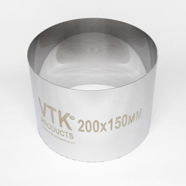 Форма для выпечки и заморозки Кольцо диаметр 200 мм высота 150 мм фото 1