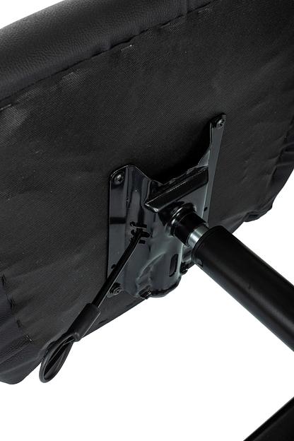 Кресло Бюрократ CH-380M черный эко.кожа крестов. металл фото 10