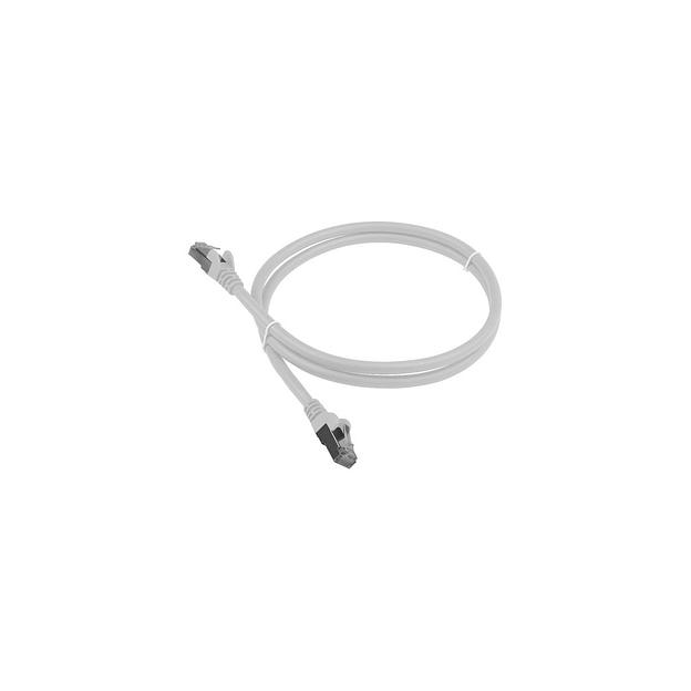 Патч-корд LanMaster вилка RJ-45, вилка RJ-45, кат.6, LSZH, 2м, белый [lan-pc45/s6-2.0-wh] фото 1