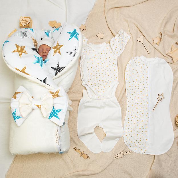 №100 Комплект на выписку «Orion» для мальчика ОПТ фото 2