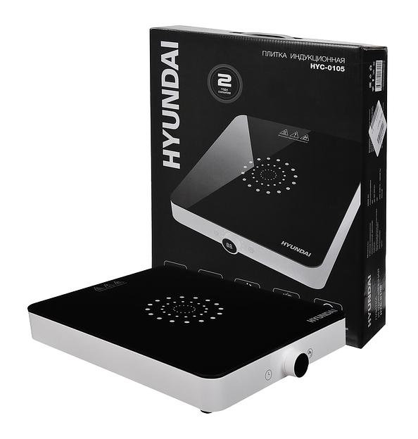 Плита Индукционная Hyundai HYC-0105 белый стеклокерамика (настольная) фото 9