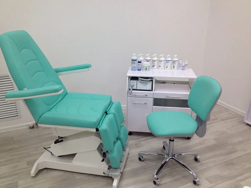 Кресло процедурное «ФП-3» с газлифтами на подножках, педаль управления, 3 электропривода фото 4