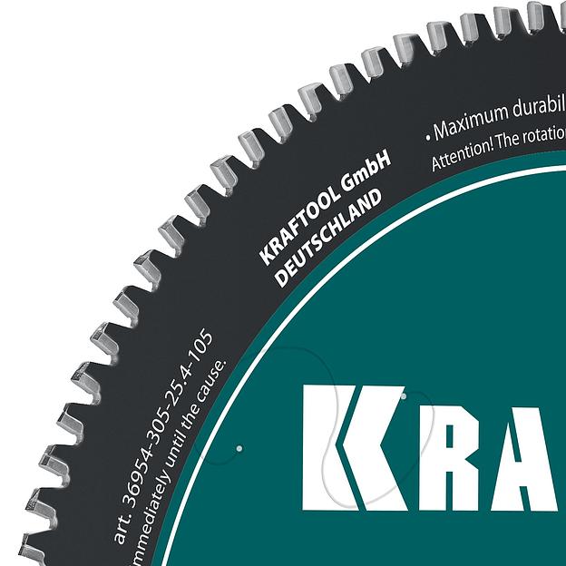 KRAFTOOL Metal Cut 305 х 25.4 мм, 105Т, диск пильный по металлу и стали (36954-305-25.4-105) фото 2