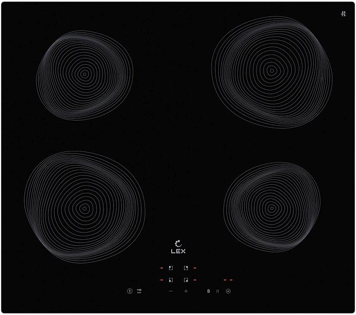 Индукционная варочная поверхность Lex EVI 640 R2 BL черный фото 1