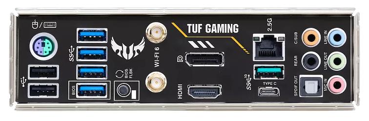 Материнская плата ASUS TUF GAMING B550M-PLUS WIFI II, Socket AM4, B550, 4*DDR4, HDMI+DP, CrossFireX, SATA3 + RAID, Audio, 2,5Gb LAN, USB 3.2*8, USB 2.0*6, COM*1 header (w/o cable) mATX; 90MB19Y0-M0EAY0 (TUF GAMING B550M-PLUS WIFI II) фото 4