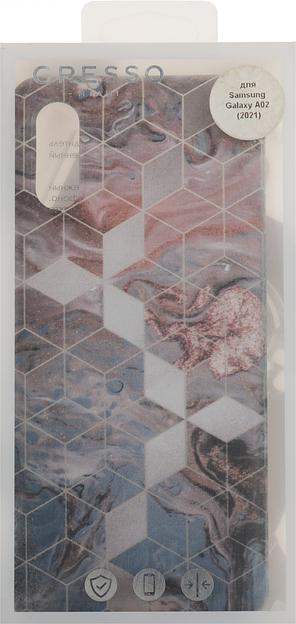 Чехол (клип-кейс) Gresso для Samsung Galaxy A02 Meridian золотистый/синий (GR17AAAE8918) фото 6