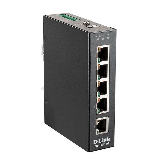 Коммутатор D-Link DIS-100E-5W/A1A 5x100Mb неуправляемый фото 1