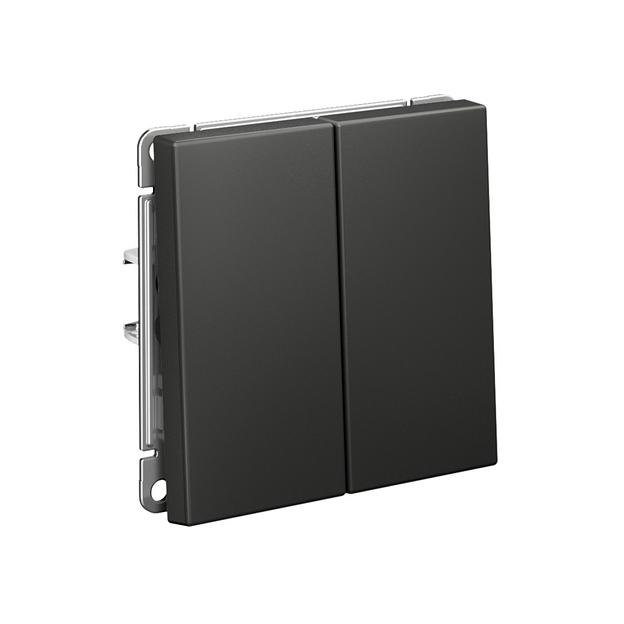 Переключатель 2-кл. ArtGallery (сх. 6/2) 10AX механизм базальт SE GAL001465 фото 2