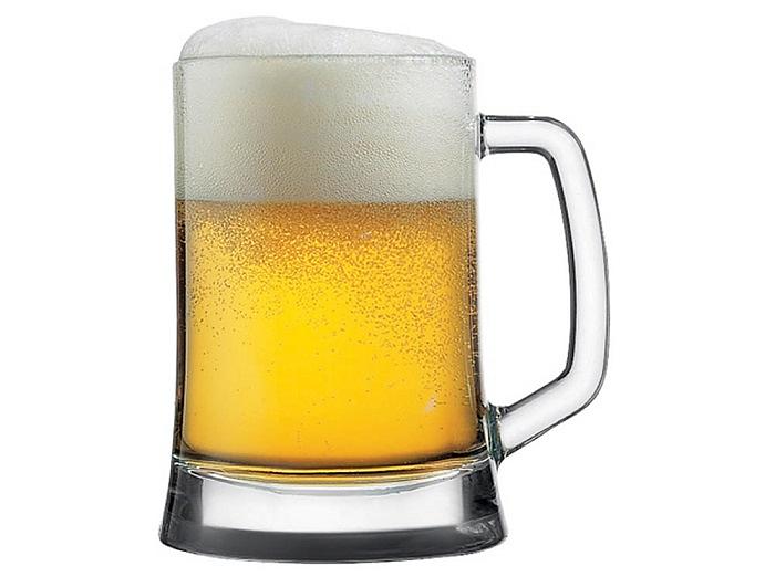 Кружка для пива  380 мл. d=77/68 мм. h=134 мм. Паб /6/396/ фото 1