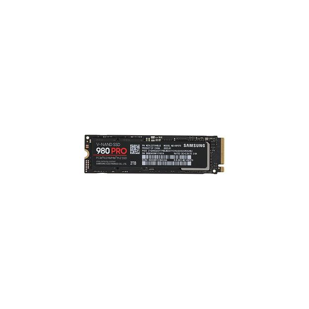 SSD накопитель Samsung 980 PRO MZ-V8P2T0BW 2ТБ, M.2 2280, PCIe 4.0 x4, NVMe, M.2 фото 1