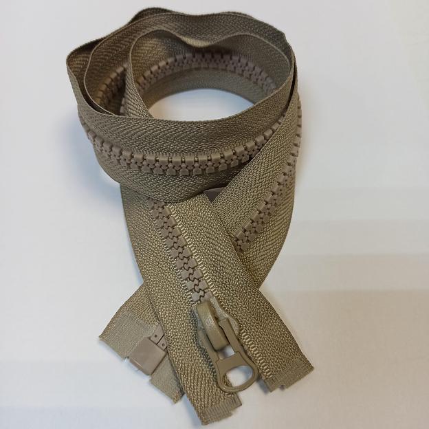 Молния трактор №8 80см 1зам бежевый фото 1