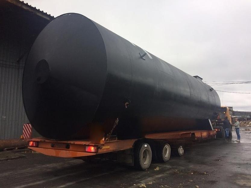 Резервуар горизонтальный стальной подземный РГСп-100 фото 1