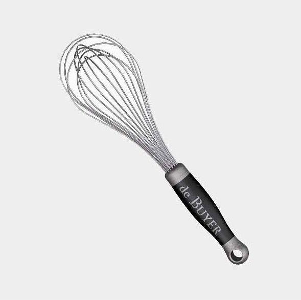 Венчик  45 см. нерж. 16спиц/8петель толщина спицы 1,8 мм. De Buyer /1/ фото 1