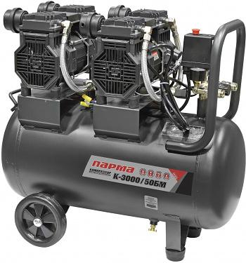 Компрессор поршневой Парма БМ K-3000/50БМ масляный 474л/мин 50л 3000Вт серый/черный фото 3