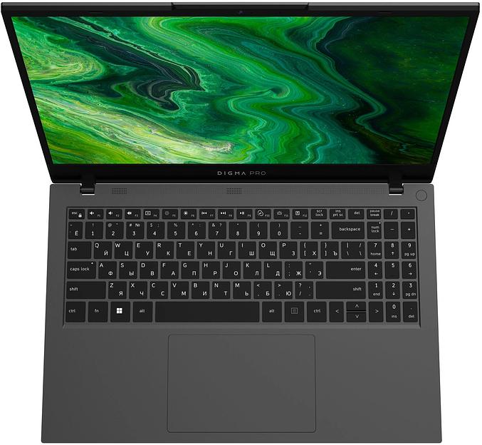 Ноутбук Digma Pro Fortis Core i3 1005G1 8Gb SSD512Gb Intel UHD Graphics 15.6" IPS FHD (1920x1080) Windows 11 Professional grey WiFi BT Cam 4250mAh (DN15P3-8DXW03) фото 4