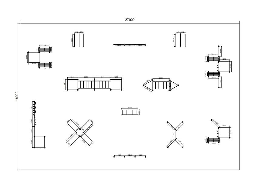 Воркаут площадка DLG «WP-3029» фото 2