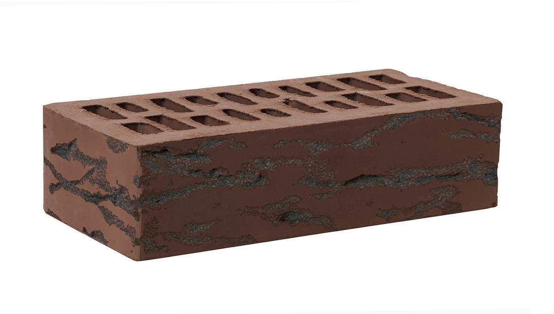 Кирпич лицевой одинарный фактурный «Амстердам» Базальт фото 1
