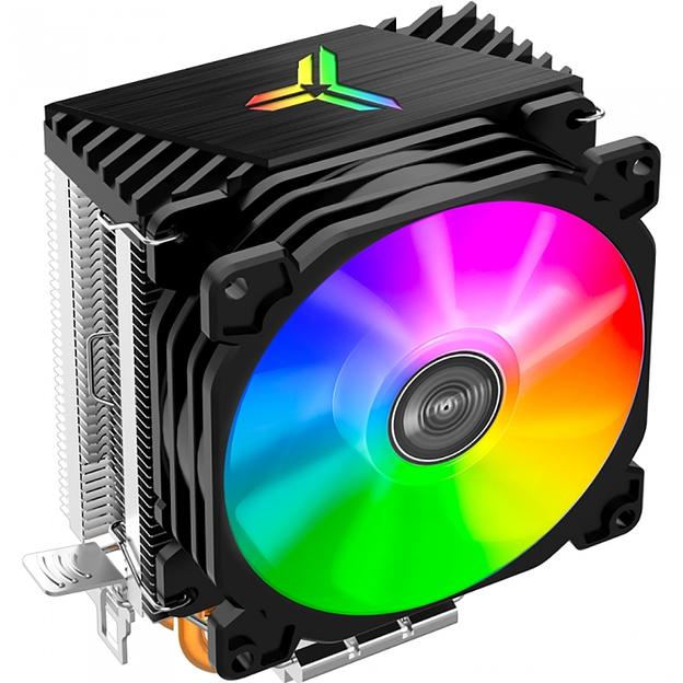 JONSBO CR-1200 Кулер (LGA1366/115X/775/AM4/AM3/3+/AM2/+/FM2/+/FM1, TDP 95W, 92mm Dynamic Multi-Color LED Fan, 2 тепловые трубки, 3-pin) {36} фото 2